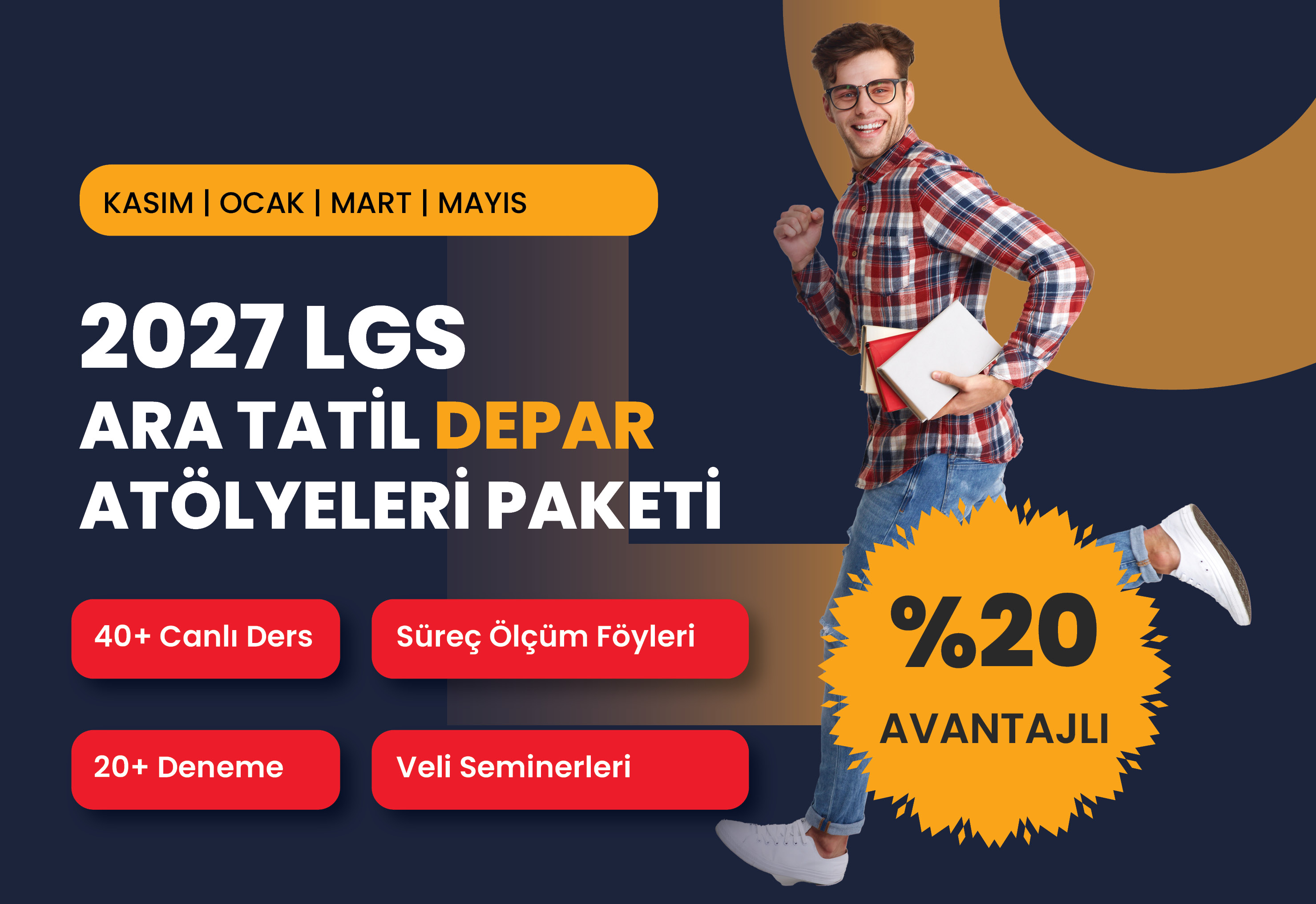 2027 LGS Matematik Ara Tatil Depar Atölyesi Tüm Sezon Paketi